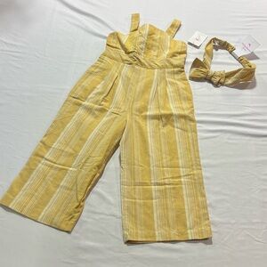 Tommy Bahama NWT 3t girls jumpsuit romper with matching headband set